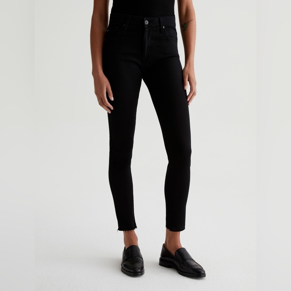 Adriano Goldschmied NWOT Farrah Skinny Ankle Black Size 29R